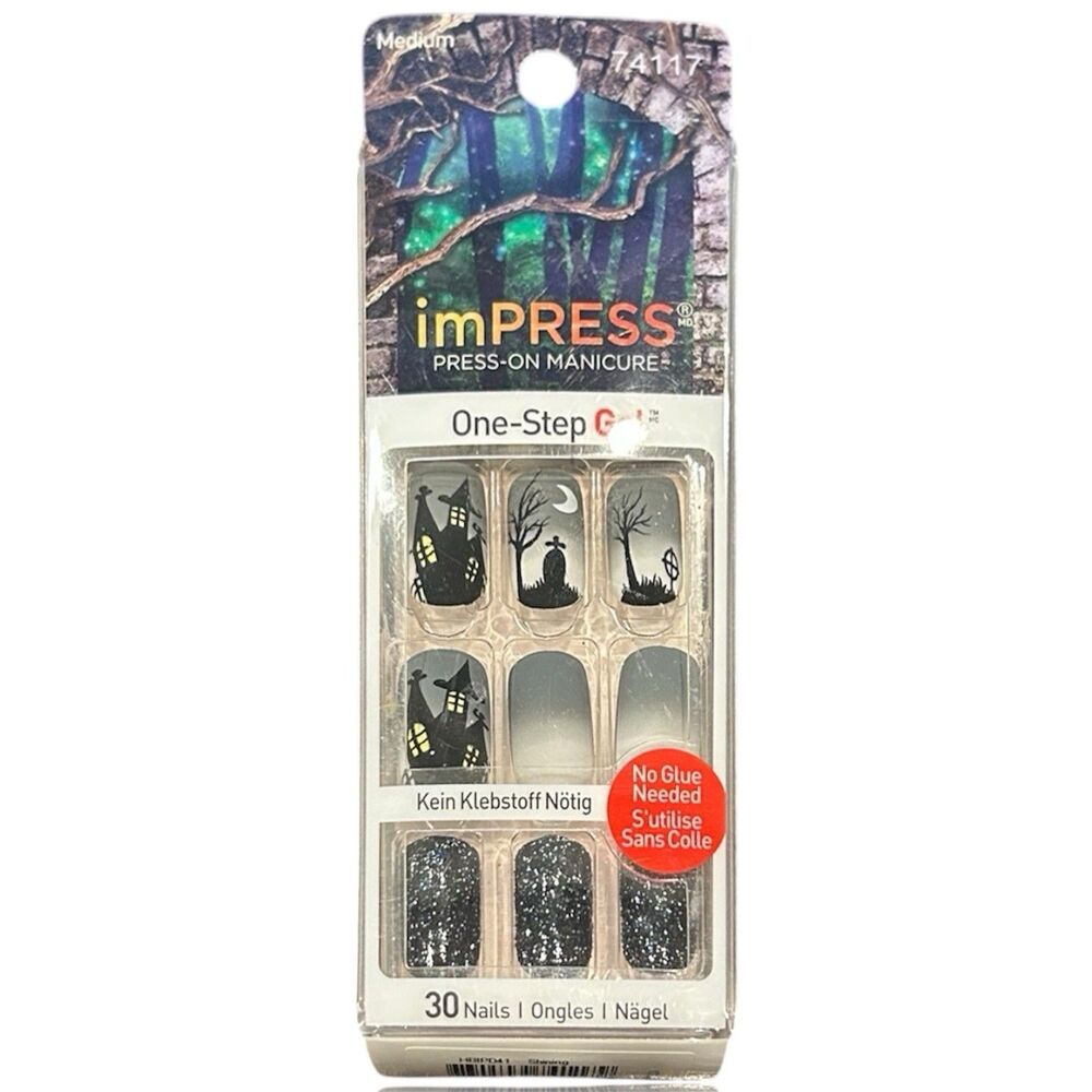 Halloween Kiss ImPRESS Press-On Manicure #74117 Size Medium